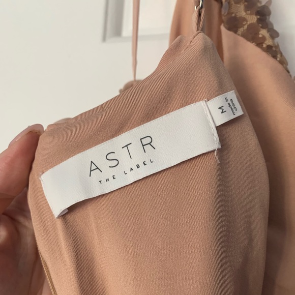 Rose Gold ASTR Sequin Mini Dress (Size Medium) - Picture 6 of 6